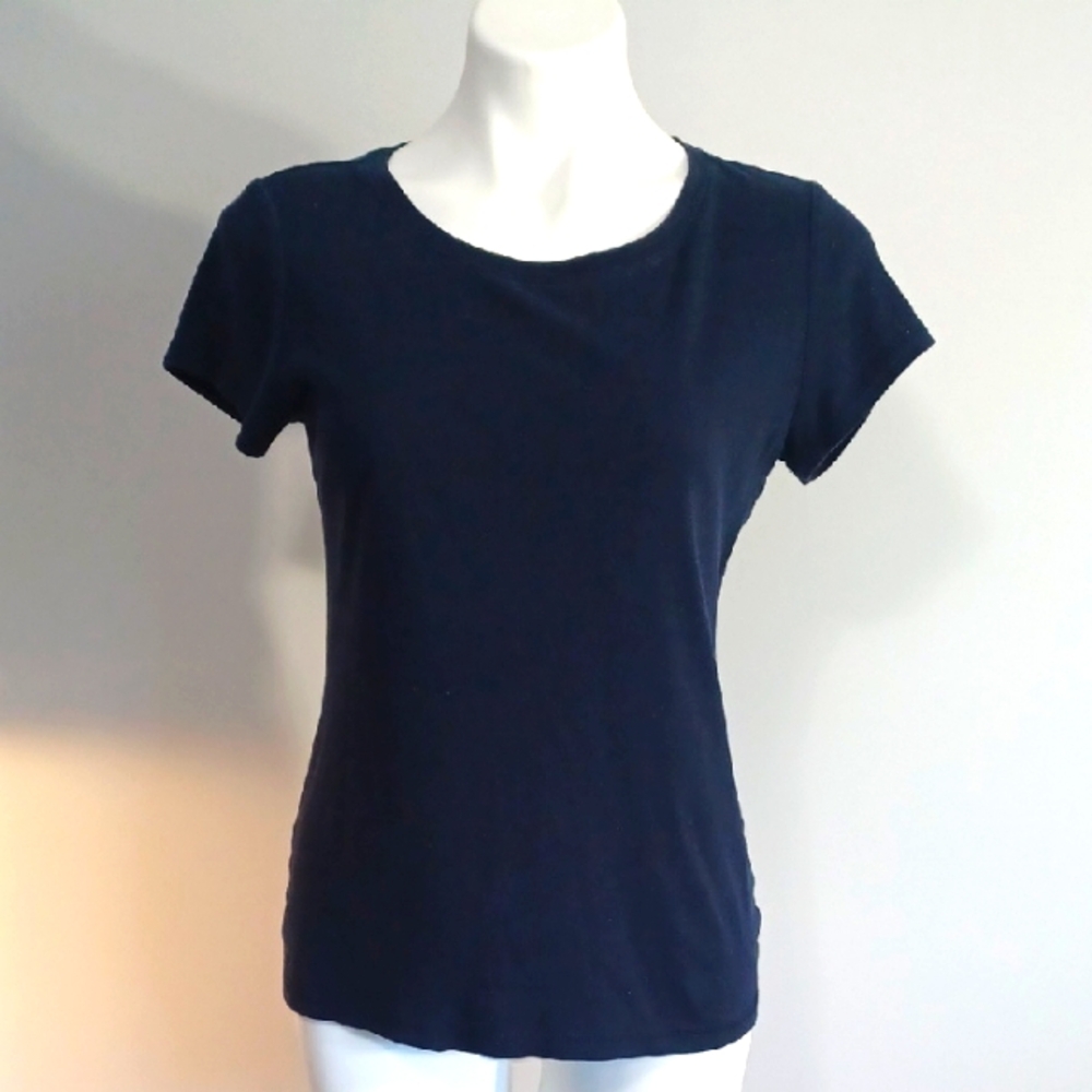 RELATIVITY casual short sleeve dark blue tee.  Comfy t-shirt.  Size SMALL